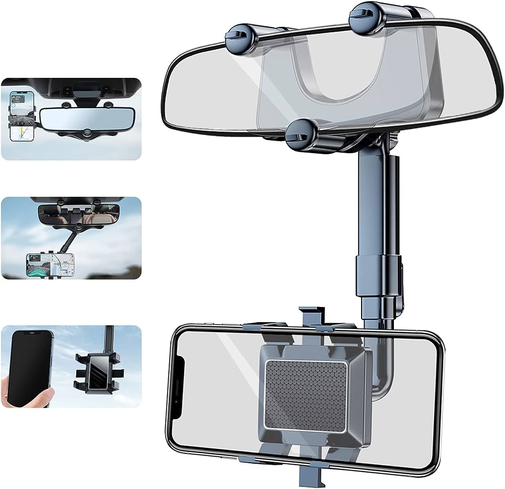 Holder para celular en el retrovisor