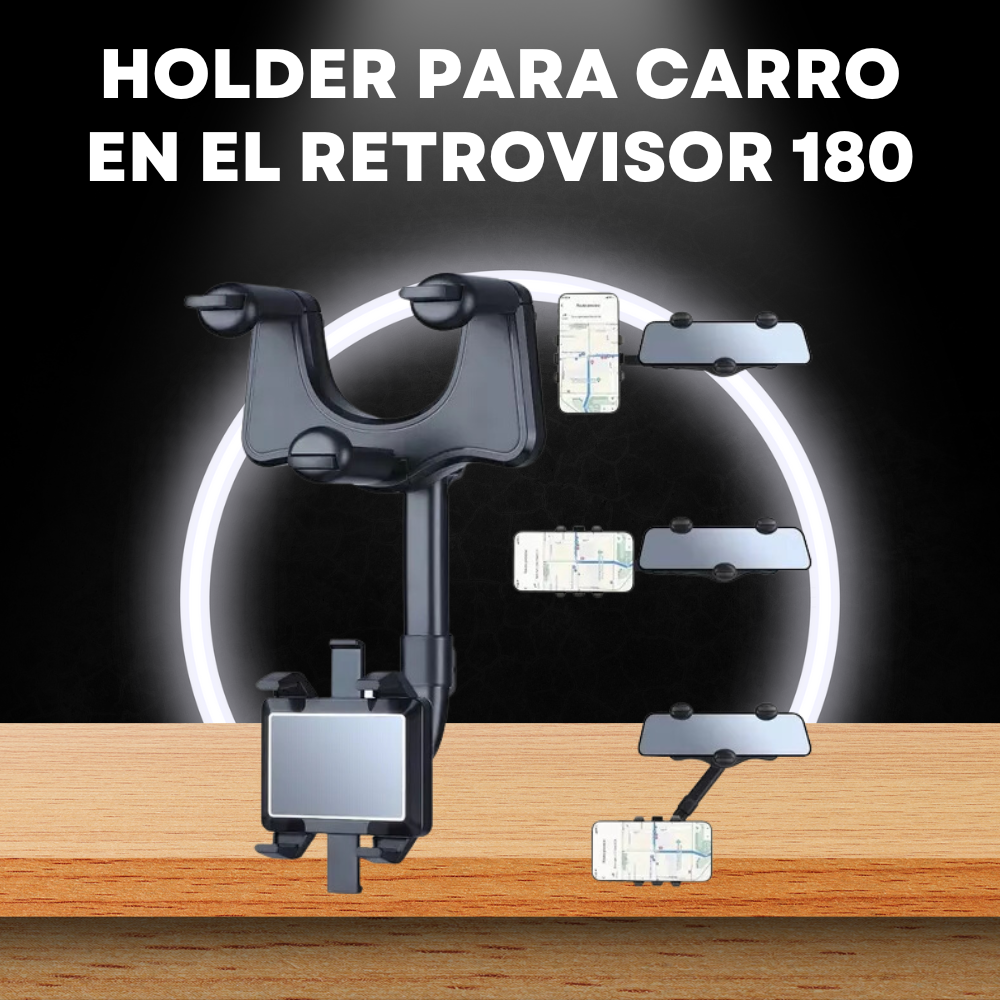 Holder para celular en el retrovisor